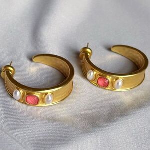 Brand new! Julie Vos earrings pink